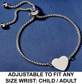 PERSONALISED PHOTO HEART BRACELET