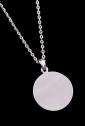 Sterling Silver .925 Circle Pendant